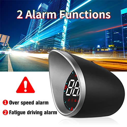 Shkalacar GPS Digital Speedometer with Overspeed and Fatigue Alarm