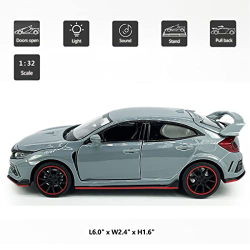 1/32 Diecast Civic Type R Hatchback Model Car