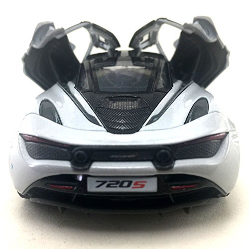 White 1:36 DieCast McLaren 720s Model Toy Car