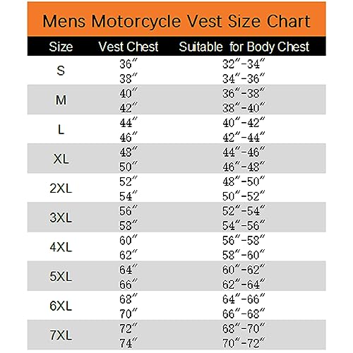 Men's SOA Denim & Leather Motorcycle Riding Vest