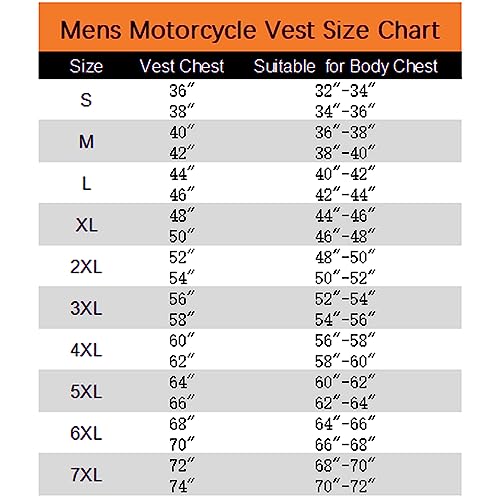 Men's Black Leather Motorcycle Club Vest with Concealed Pockets