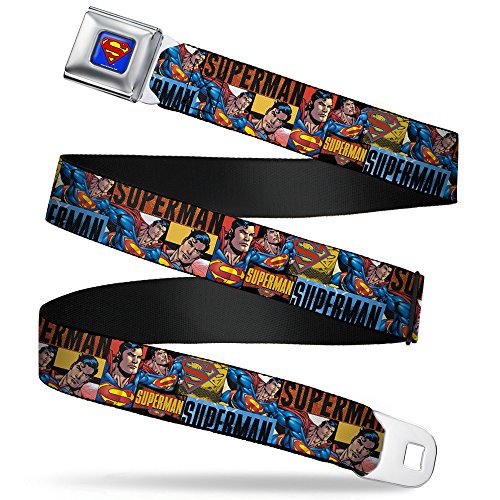 Superman Seatbelt Belt - Buckle-Down Brand
