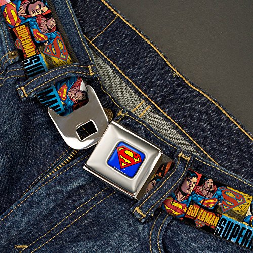 Superman Seatbelt Belt - Buckle-Down Brand