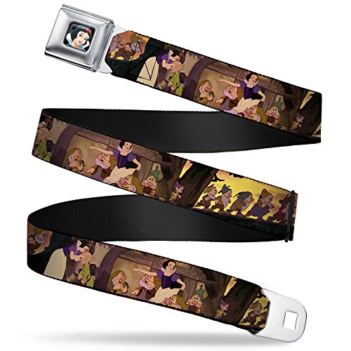 Snow White Seatbelt Buckle-Down Belts, 1.5" Wide
