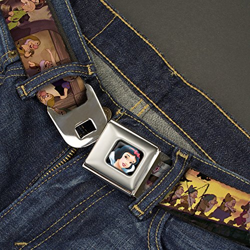 Snow White Seatbelt Buckle-Down Belts, 1.5" Wide
