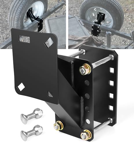 Aupar Heavy-Duty Spare Tire Mount Bracket - Holds 150 lbs