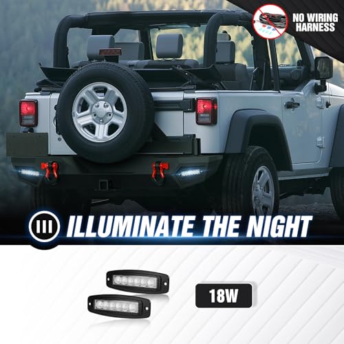 Off-road Rear Bumper with Spare Tire Carrier for Jeep Wrangler JK/JKU