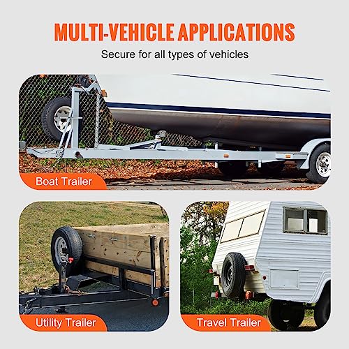 VEVOR Spare Tire Carrier with Lock, 160 lbs Capacity