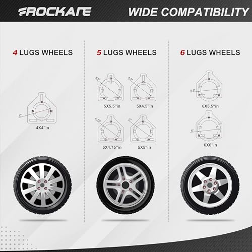 Trailer Spare Tire Carrier with 200 LBs Capacity