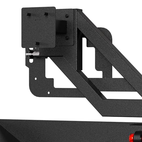 Off-road Rear Bumper with Spare Tire Carrier for Jeep Wrangler JK/JKU