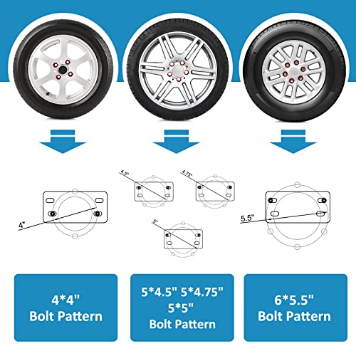 Heavy Duty Spare Tire Carrier for Boat Trailers