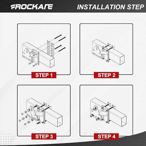 Trailer Spare Tire Carrier with 200 LBs Capacity