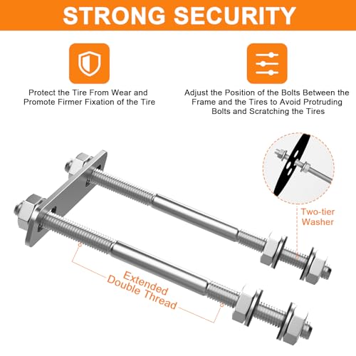 Universal Upgrade Spare Tire Carrier, 120LBS Weight Capacity