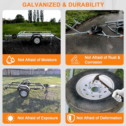 Universal Upgrade Spare Tire Carrier, 120LBS Weight Capacity
