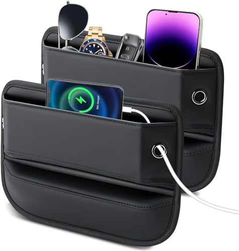 Car Seat Gap Filler Organizer for Phones, Glasses, Keys