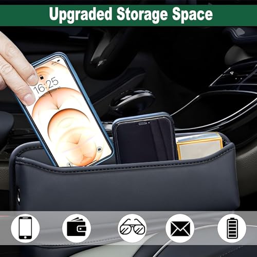 Car Seat Gap Filler Organizer for Phones, Glasses, Keys