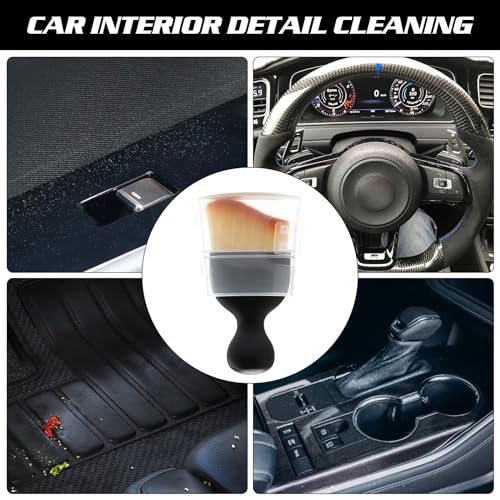 Jerbor Car Interior Cleaning Brush - Soft Bristle