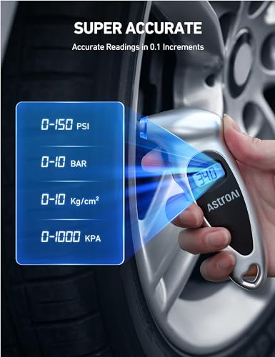 AstroAI Digital Tire Pressure Gauge - 150 PSI