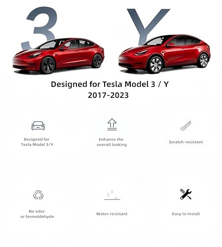 White Leather Tesla Model 3/Y Armrest Console Cover