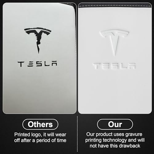 White Leather Tesla Model 3/Y Armrest Console Cover