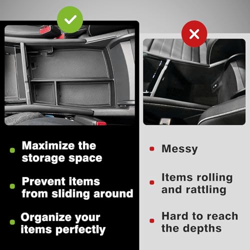 2024 VW Atlas/Cross Sport Center Console Organizer Tray
