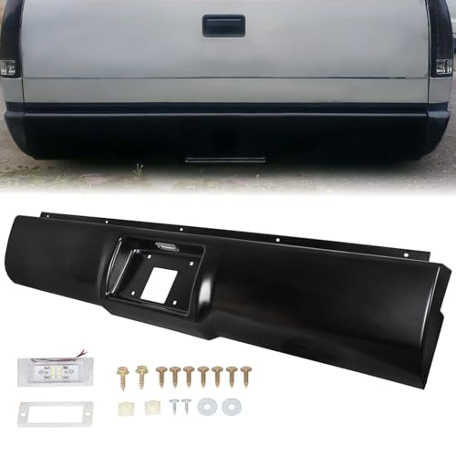 Rear Roll Pan Bumper with Light for Chevy Trucks