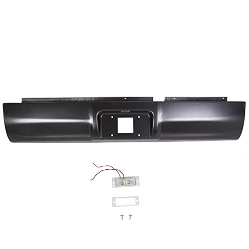 Dodge Ram Roll Pan Bumper with License Plate