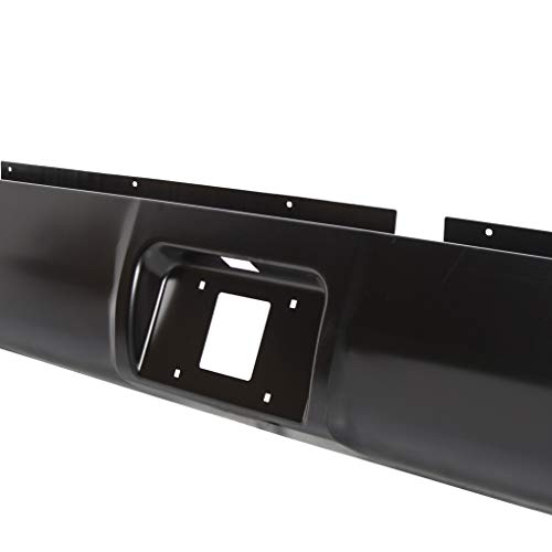 Dodge Ram Roll Pan Bumper with License Plate