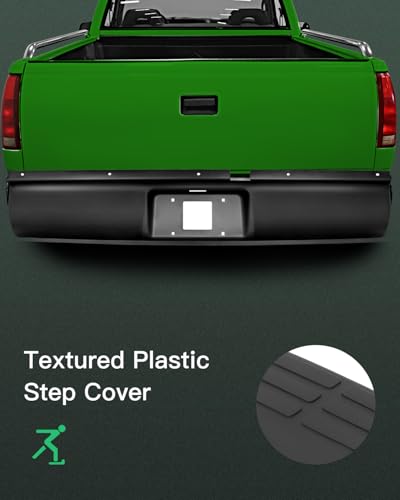 SCITOO Steel Textured Black Rear Bumper Replacement