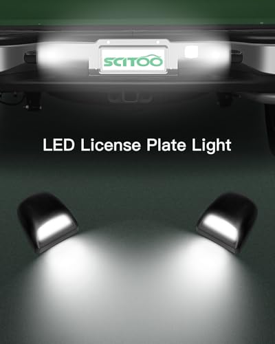 SCITOO Steel Textured Black Rear Bumper Replacement