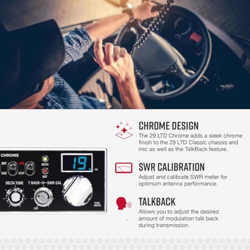 Cobra 29 LTD CB Radio - Easy Emergency Access