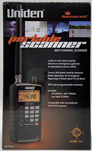 Uniden Bearcat BC75XLT Handheld Scanner - Versatile Car Accessory