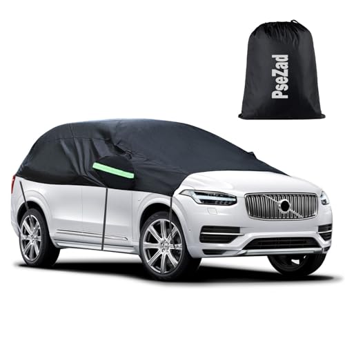 Universal Snow Car Cover: Reflective Straps, Windshield Protection