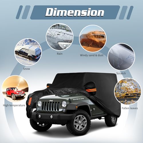 Waterproof Car Cover for Jeep Wrangler