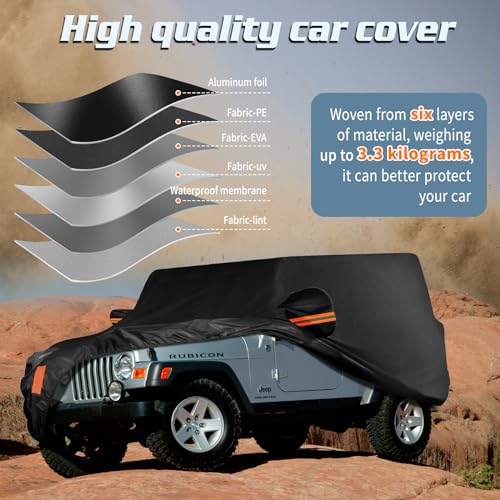 Waterproof Car Cover for Jeep Wrangler