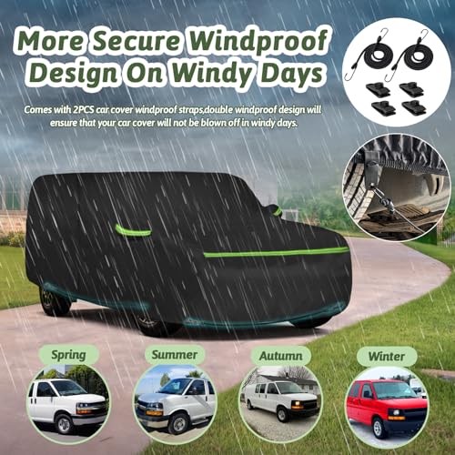Waterproof Car Cover for Chevrolet Express/GMC Savana Van