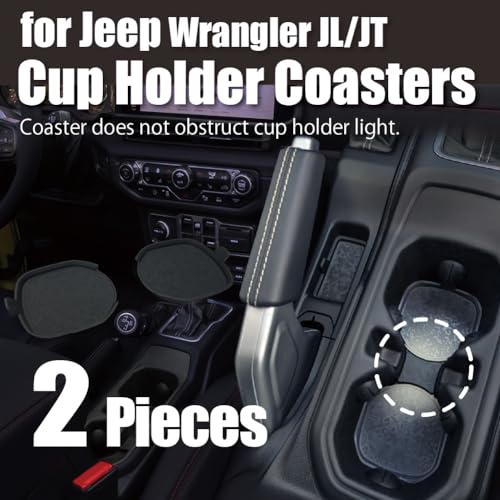 Jeep Wrangler JL 2018-2024 Cup Holder Coaster