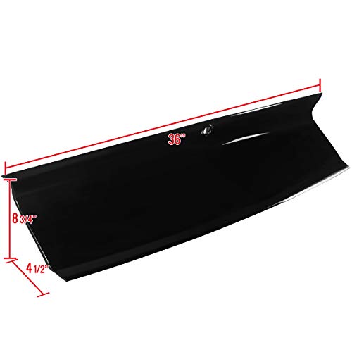 Glossy Black Rear Spoiler Trunk Deck Lid Cover