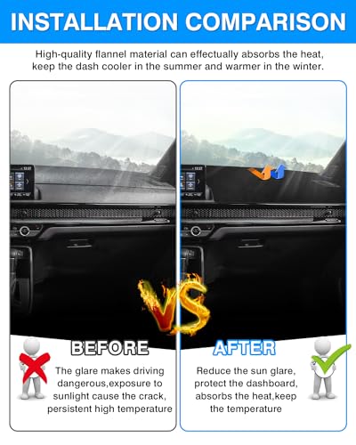 2023 2024 Honda CR-V Flannel Dashboard Cover Mat