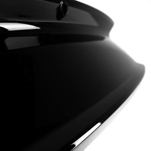 Glossy Black Rear Spoiler Trunk Deck Lid Cover