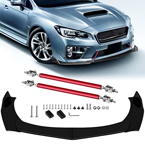 Front Bumper Lip Chin Spoiler Splitter Diffuser Set