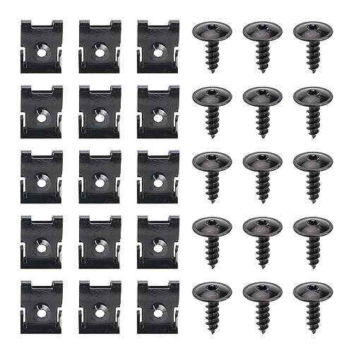 30pcs VW Audi Fender Screw U Nut Kit