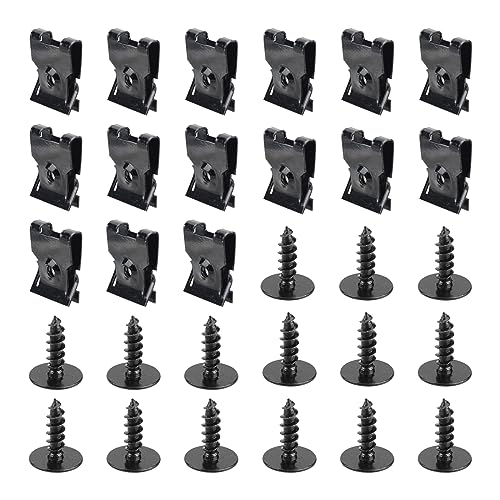 30pcs VW Audi Fender Screw U Nut Kit