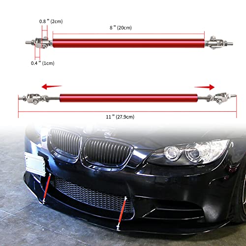 Front Bumper Lip Chin Spoiler Splitter Diffuser Set