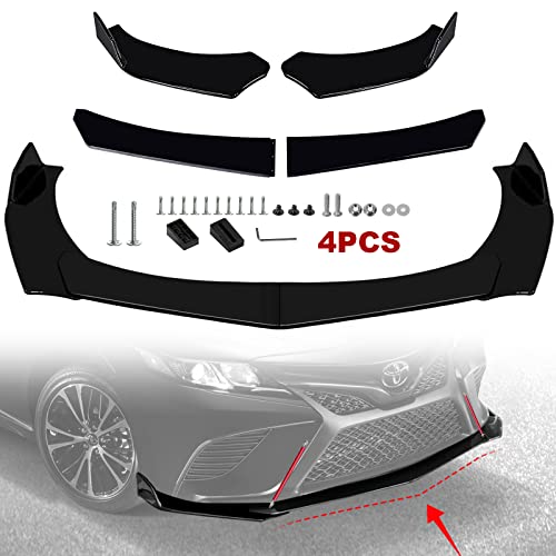 Front Bumper Lip Chin Spoiler Splitter Diffuser Set