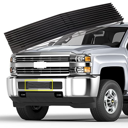 Chevy 2500HD/3500HD Front Grille Insert - Black