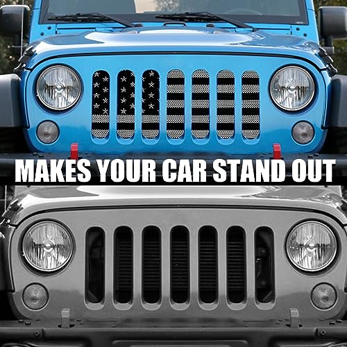 USA Flag Mesh Grill Insert for Jeep Wrangler