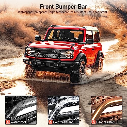 LEPZ Bull Bar for Ford Bronco - Camera-Friendly
