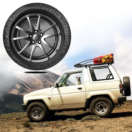 Black PU Leather Spare Tire Cover for Jeep, Trailer, SUV, Truck