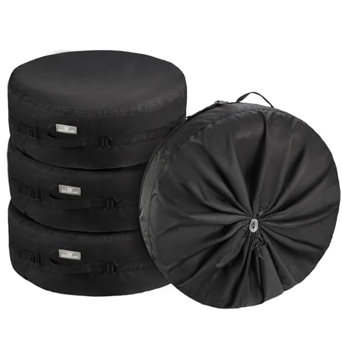 Explore Land Winter Spare Tire Storage Bag, 4 Pack